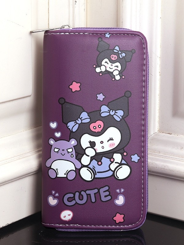 Monētu maciņš ar tēlu rakstu, PVC materiāls, iekšpuse no mākslīgās ādas, ūdensizturīgs