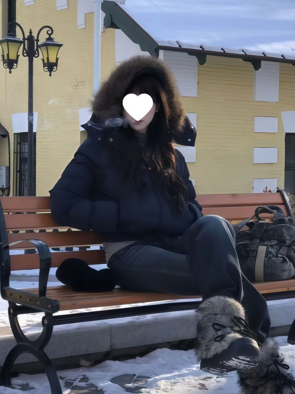 Palton din bumbac cu căptușeală în stil coreean – țesătură chenille, umplutură poliester, țesătură principală poliester, fermoar, guler polo