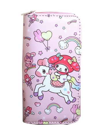 Monētu maciņš no PVC ar varoņu motīvu, ūdensizturīgs, iekšējā odere no sintētiskās ādas, svaigs un salds stils