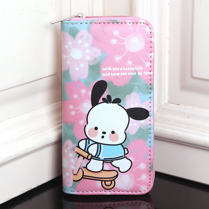 Monētu maciņš no PVC ar varoņu motīvu, ūdensizturīgs, iekšējā odere no sintētiskās ādas, svaigs un salds stils