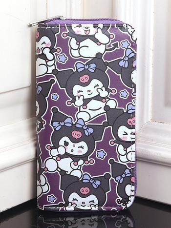 Monētu maku - PVC materiāls, raksts ar tēliem, universāls, ūdensizturīgs, iekšējā odere no sintētiskās ādas