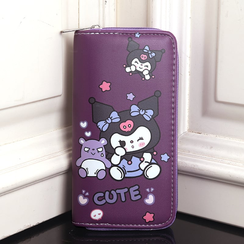 Monētu maku - PVC materiāls, raksts ar tēliem, universāls, ūdensizturīgs, iekšējā odere no sintētiskās ādas