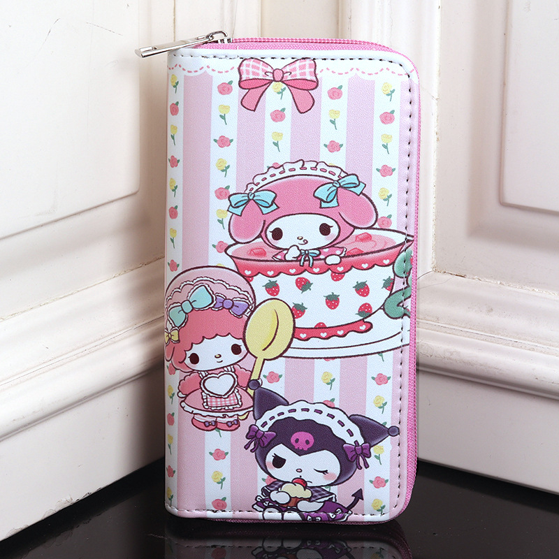 Monētu maku - PVC materiāls, raksts ar tēliem, universāls, ūdensizturīgs, iekšējā odere no sintētiskās ādas