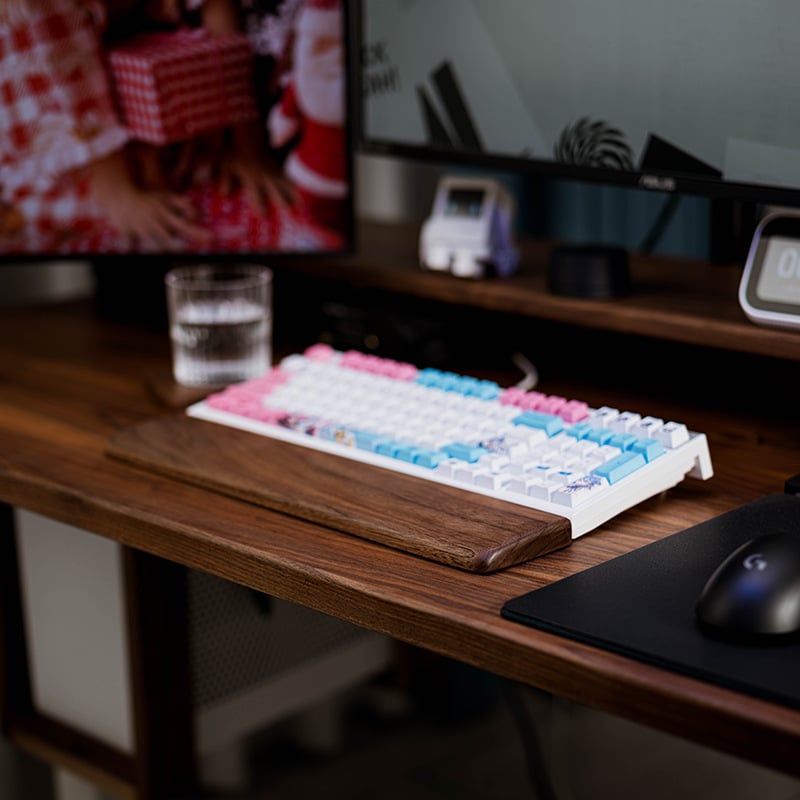 Podložak za zglob za tipkovnicu - velika podloga, jednostrana, kompatibilnost s tipkama 87/104, model Zt-08