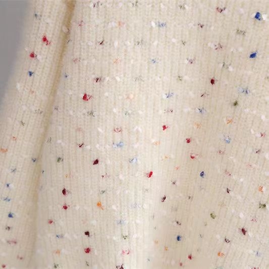 Pulover pentru fete, stil coreean, catifea Mink, gros, guler rotund, pentru copii 3–8 ani (100–140 cm)