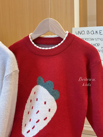 Pulover tricotat pentru copii, stil coreean, 50% vâscoză, fir de lână obișnuit, primăvara 2025