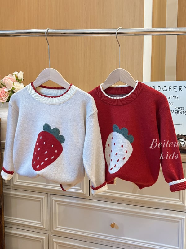 Pulover tricotat pentru copii, stil coreean, 50% vâscoză, fir de lână obișnuit, primăvara 2025