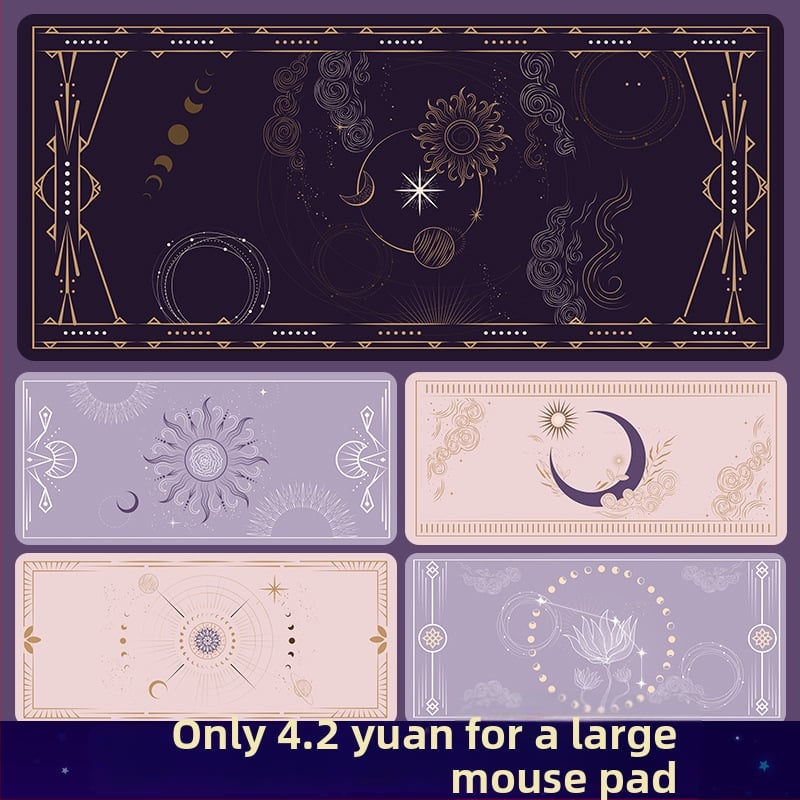 Podloga za miš Magic Circle - Velika kartunska podloga za stol (Prirodni kaučuk, Protuklizna, Prijenos topline)