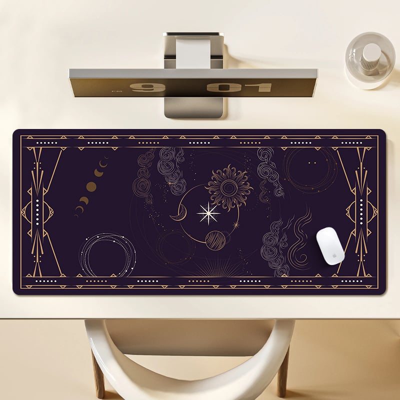 Podloga za miš Magic Circle - Velika kartunska podloga za stol (Prirodni kaučuk, Protuklizna, Prijenos topline)