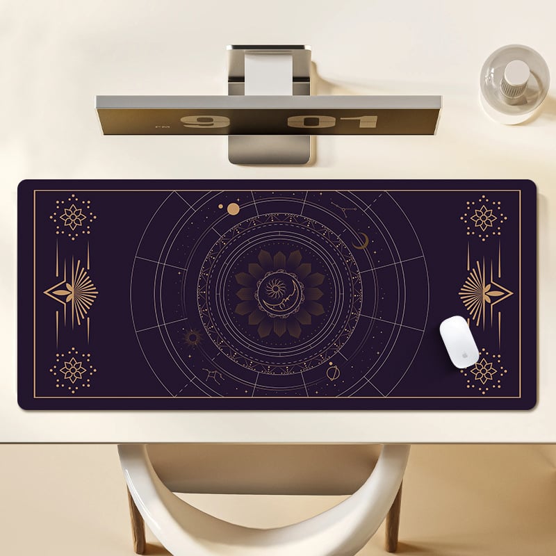 Podloga za miš Magic Circle - Velika kartunska podloga za stol (Prirodni kaučuk, Protuklizna, Prijenos topline)