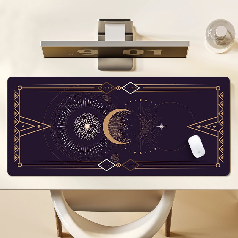 Podloga za miš Magic Circle - Velika kartunska podloga za stol (Prirodni kaučuk, Protuklizna, Prijenos topline)