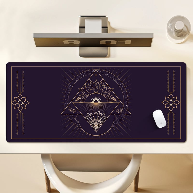 Podloga za miš Magic Circle - Velika kartunska podloga za stol (Prirodni kaučuk, Protuklizna, Prijenos topline)