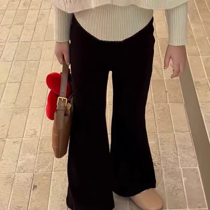 Set pentru copii din două piese, în stil coreean: pulover și pelerină, tricot din bumbac, fir gros, potrivit pentru vârsta 3–8 ani, toamnă