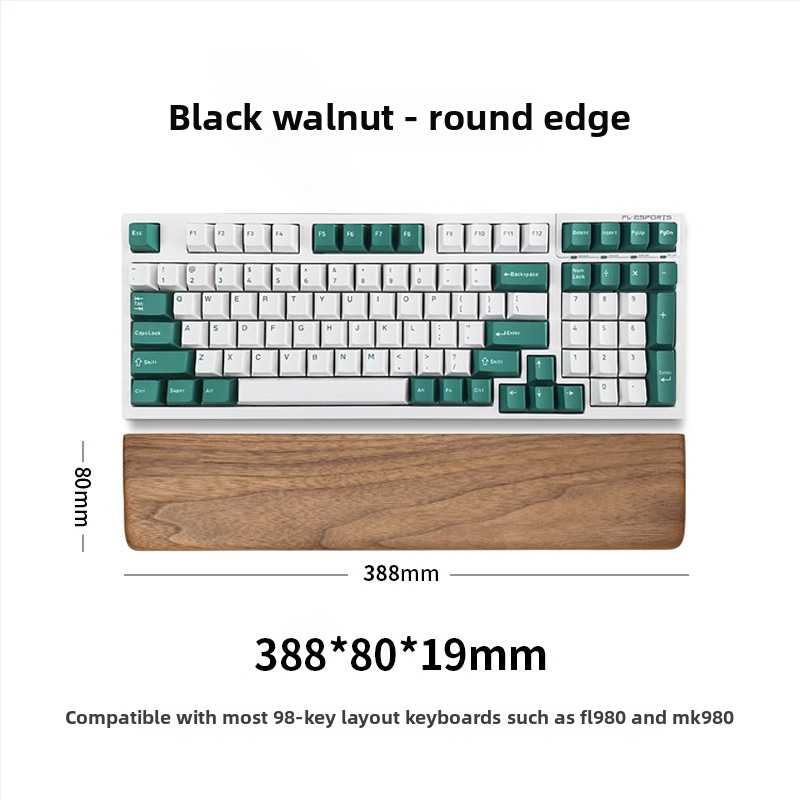 Podrška za zglob za tipkovnicu - masivno drvo, jednostrana, model Zt-08