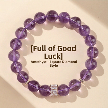 Brățară handmade pentru femei, mărgele de cristal, design geometric