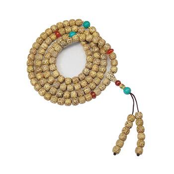 Brățară din boabe Bodhi, stea și Lună Bodhi, stil etnic unisex, design geometric, finisaj lucios, 108 mărgele