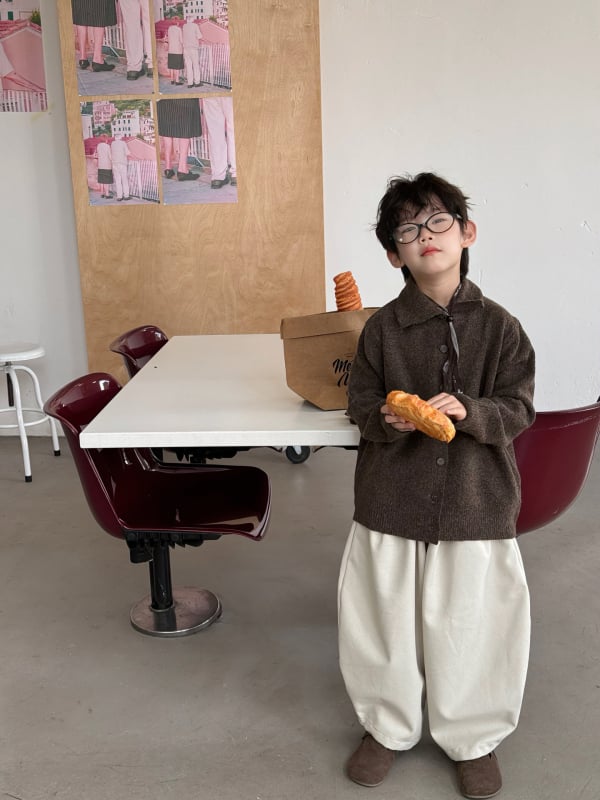 Pulover tricotat pentru copii, stil coreean cu guler polo, bumbac 95%, tricot gros, atingere moale, iarna 2025