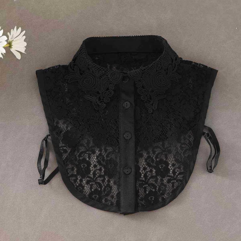 Megztinis su dideliu apykakle ir fiktyvi apykakle; medžiaga: nailono pluoštas; įdaila: nailono pluoštas; vienos spalvos raštas; universalus stilius