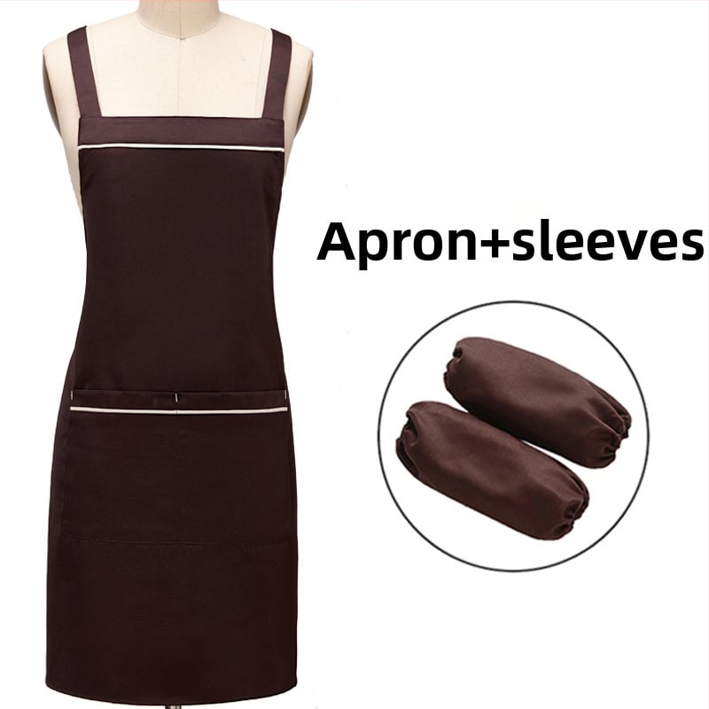 Set de șorțuri cu pălărie, fără mâneci, rezistent la murdărire, material: altul