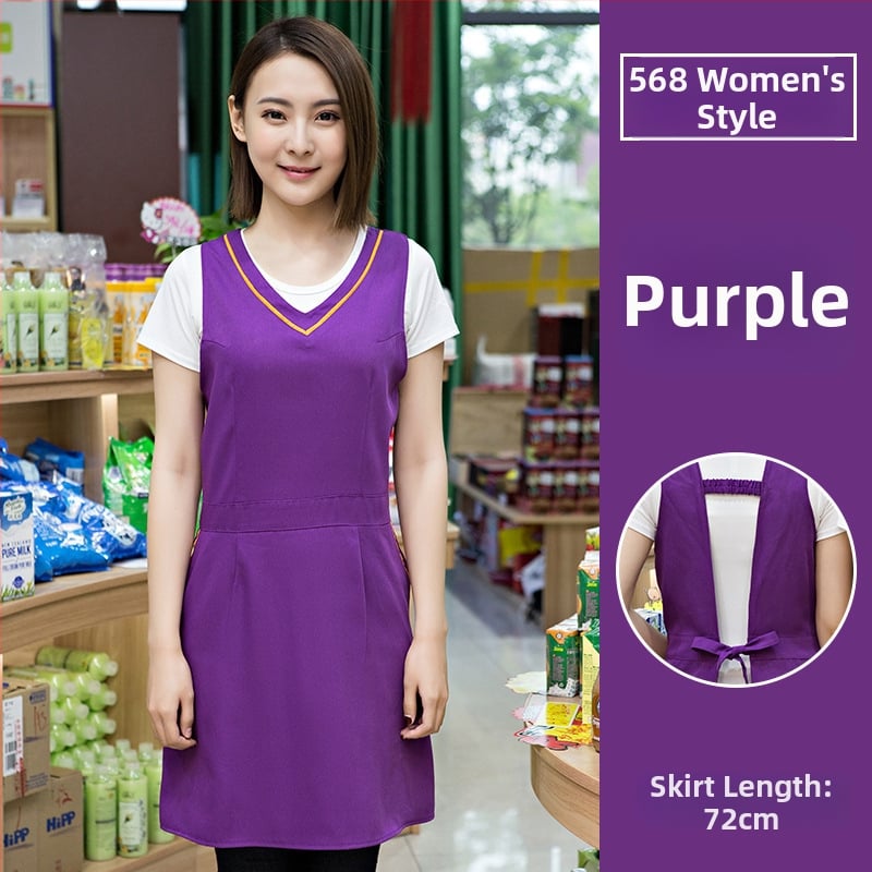 Set de șorțuri cu pălărie, fără mâneci, rezistent la murdărire, material: altul