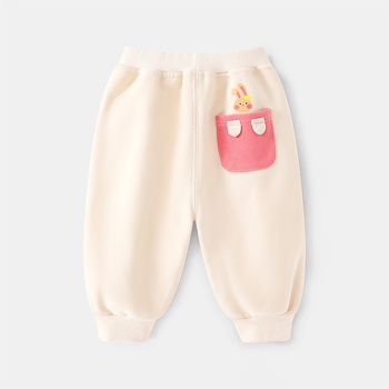 Dječje hlače od pamuka za slobodno vrijeme, sa srednje visokim pojasom, za uzrast 1–3 godine, proljeće i jesen