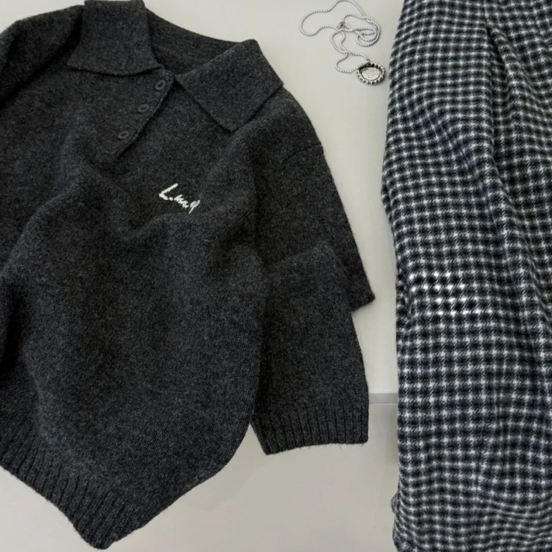 Dječji pulover, dugi rukav, okrugli izrez, jesen 2025, poliester materijal