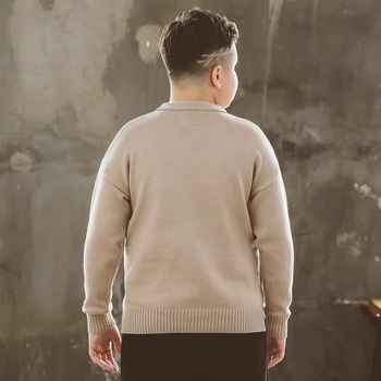 Dječji zimski pulover s karikaturnim uzorkom, dugi rukav, okrugli izrez, 100% poliester