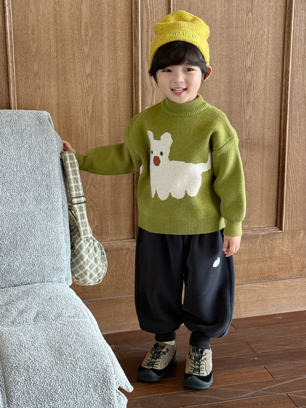 Dječji pulover za dječake, s okruglim izrezom, dugih rukava, jesenski pleteni pulover od akrilne smjese, za uzrast 3–8 godina