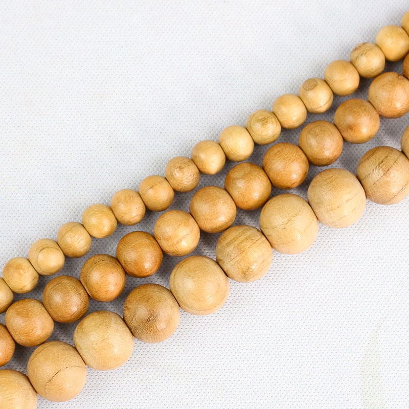Narukvica od drveta breskve s 108 perli, budistička, unisex, ručna izrada, drveni nakit, moderni minimalistički dizajn