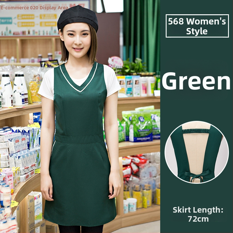 Set șorț cu pălărie, 3 piese, fără mâneci, imprimare logo, anti-murdărie, stil simplu; potrivit pentru frumusețe, mamă-copil, cofetărie, ceai cu lapte, magazine de fructe