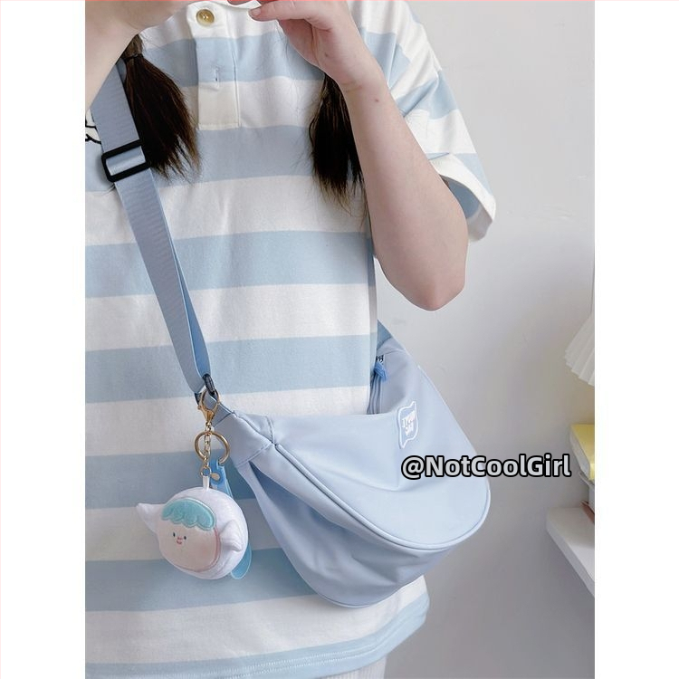 Geantă dumpling pentru telefon, stil unisex, poliester, căptușeală din nailon, utilizare zilnică