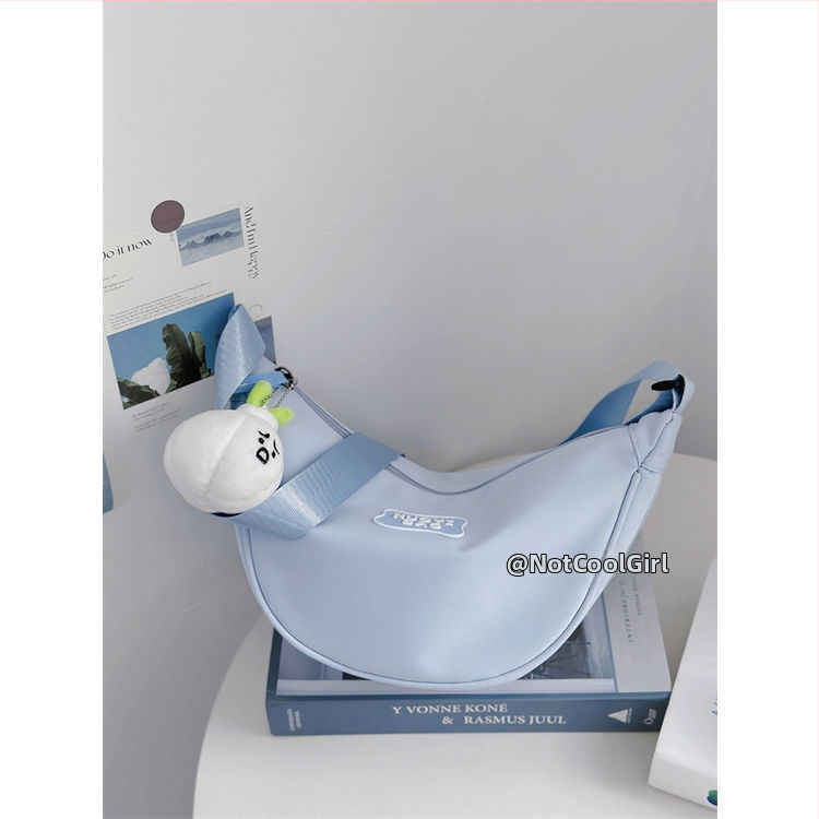 Geantă dumpling pentru telefon, stil unisex, poliester, căptușeală din nailon, utilizare zilnică