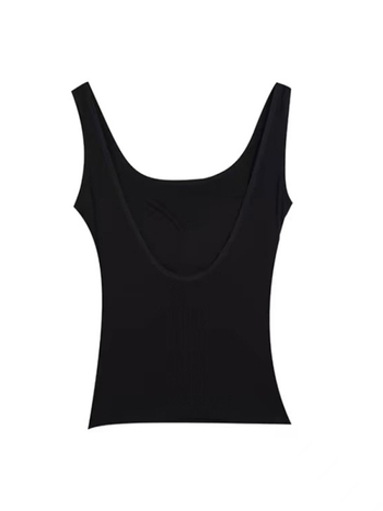 Ženski halter top bez leđa, bustier s jastučićem za prsni koš, uski unutarnji top, PVC tkanina
