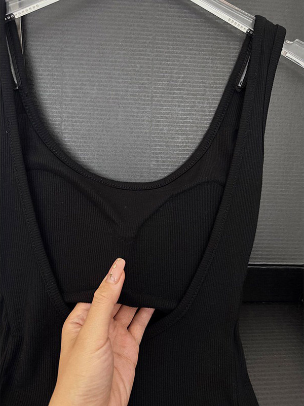 Ženski halter top bez leđa, bustier s jastučićem za prsni koš, uski unutarnji top, PVC tkanina
