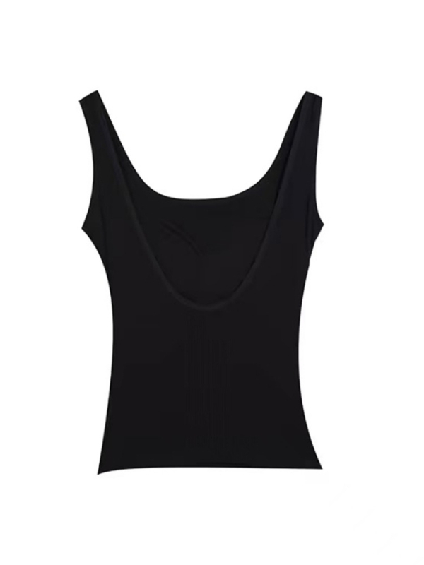 Ženski halter top bez leđa, bustier s jastučićem za prsni koš, uski unutarnji top, PVC tkanina