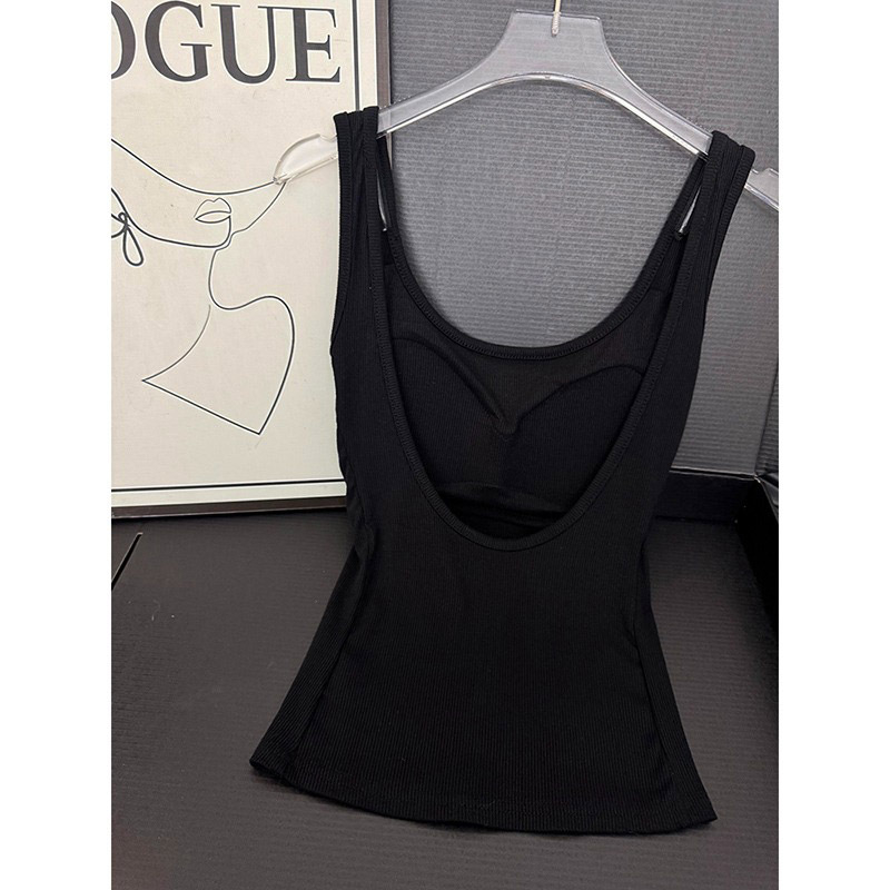 Ženski halter top bez leđa, bustier s jastučićem za prsni koš, uski unutarnji top, PVC tkanina
