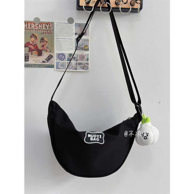 Geantă unisex dumpling, din poliester, cu căptușeală din nylon, lansare primăvara 2025