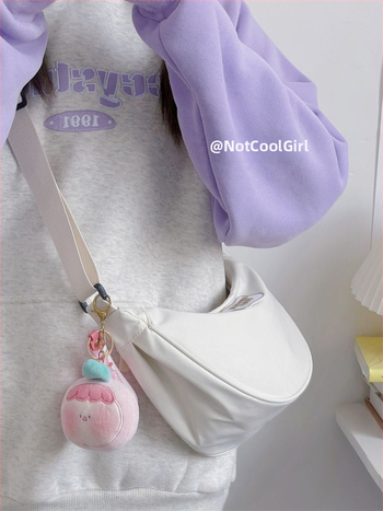 Dumpling crossbody taška, unisex štýl, polyesterový materiál, nylonová podšívka, na každodenné použitie