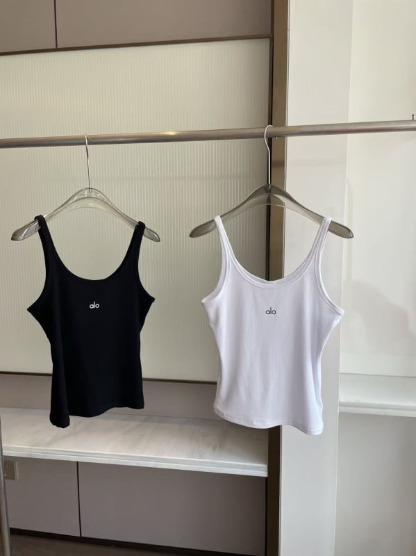 Camisolă de damă, Slim Fit, Amestec bumbac-poliester (80–90% bumbac), Bretele duble fixe, Stil urban elegant