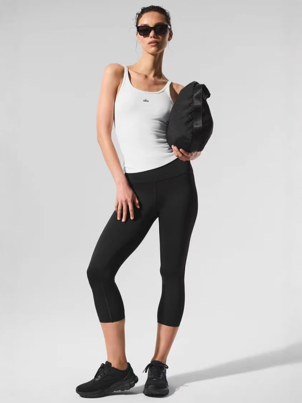 Camisolă de damă, Slim Fit, Amestec bumbac-poliester (80–90% bumbac), Bretele duble fixe, Stil urban elegant