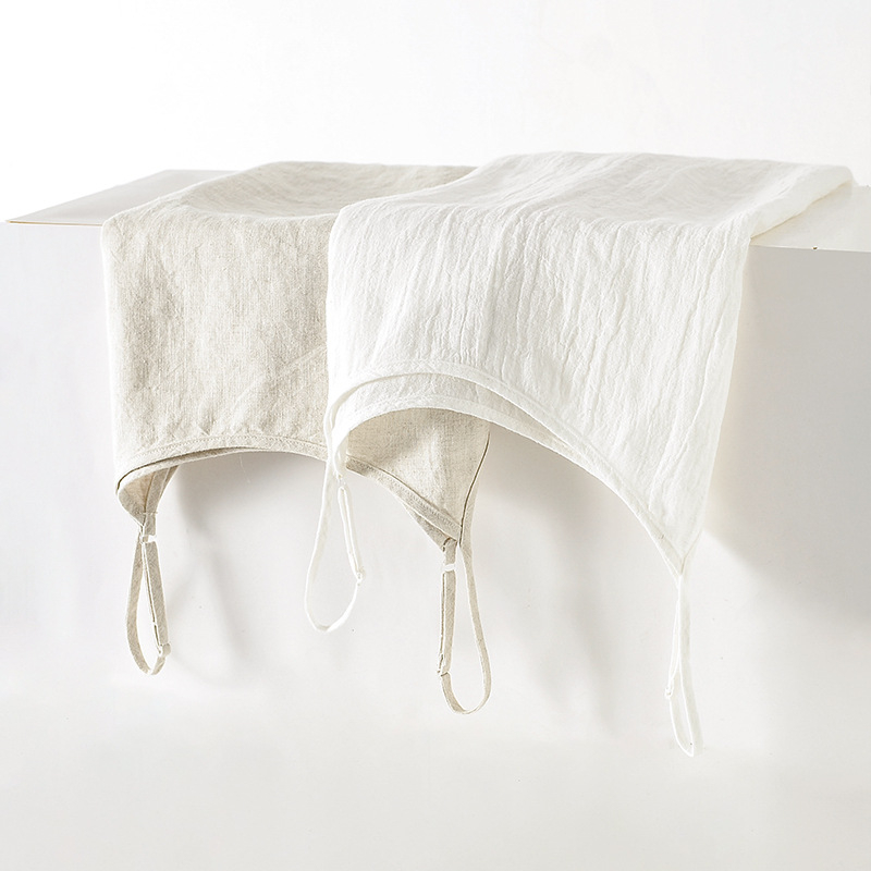 Vestă din in pentru femei, cu bretele, croială lejeră, respirabilă, culoare solidă, 95% in