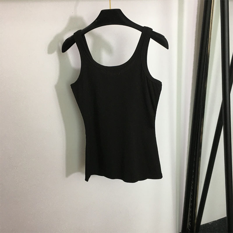 Camisolă cu logo, bumbac 70–80% + poliester 20–30%, bretele duble, microelastic, lungime 50–65 cm