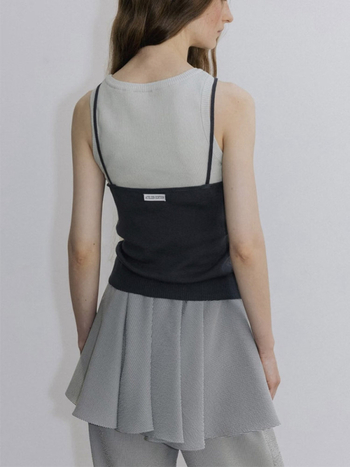 Top tricotat pentru femei, croi slim, stil pulover, amestec de bumbac 95% bumbac, vară 2025, casual