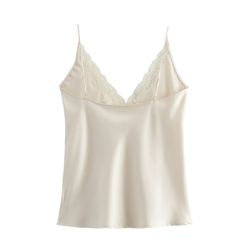 Top camisole damă, stil stradal, croială lejeră, poliester 95%+, micro-elasticitate, pentru toate sezoanele