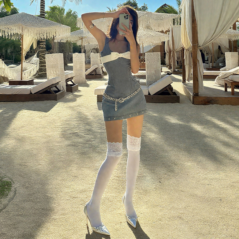 Camisolă cu cusătură în funda - bretele, croială slim, amestec poliester-spandex, toamna 2025