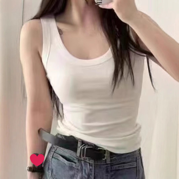 Top camisol ribat pentru femei - croială Slim, lungime scurtă, bretele fixe, amestec poliester-spandex, primăvara 2025