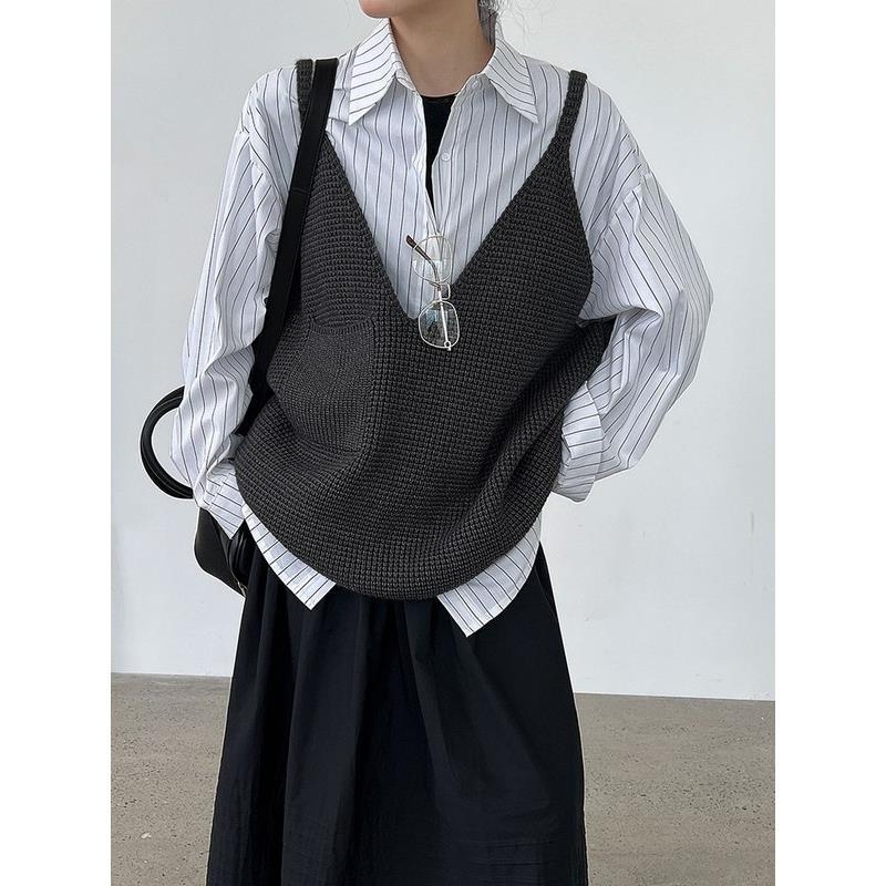 Top camisol pentru femei, scurt stratificat exterior tricotat, fără mâneci, spate decupat, țesătură plasă, croială în formă de A, bretele detașabile