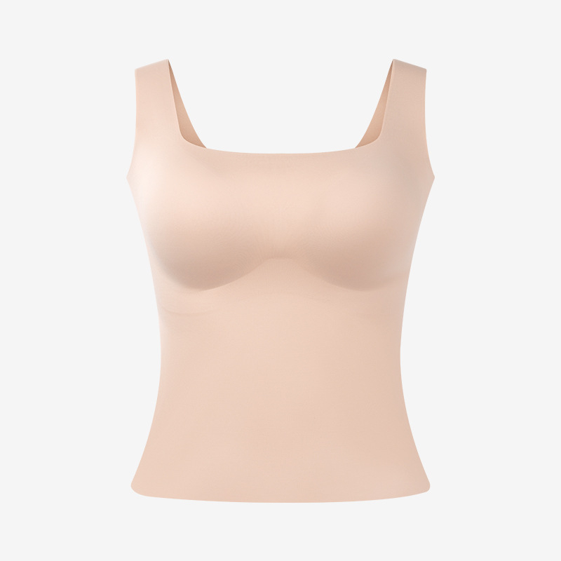 Top din mătase Mulberry pentru femei, cu insert pentru bust, croială scurtă lejeră, bretele ne demontabile