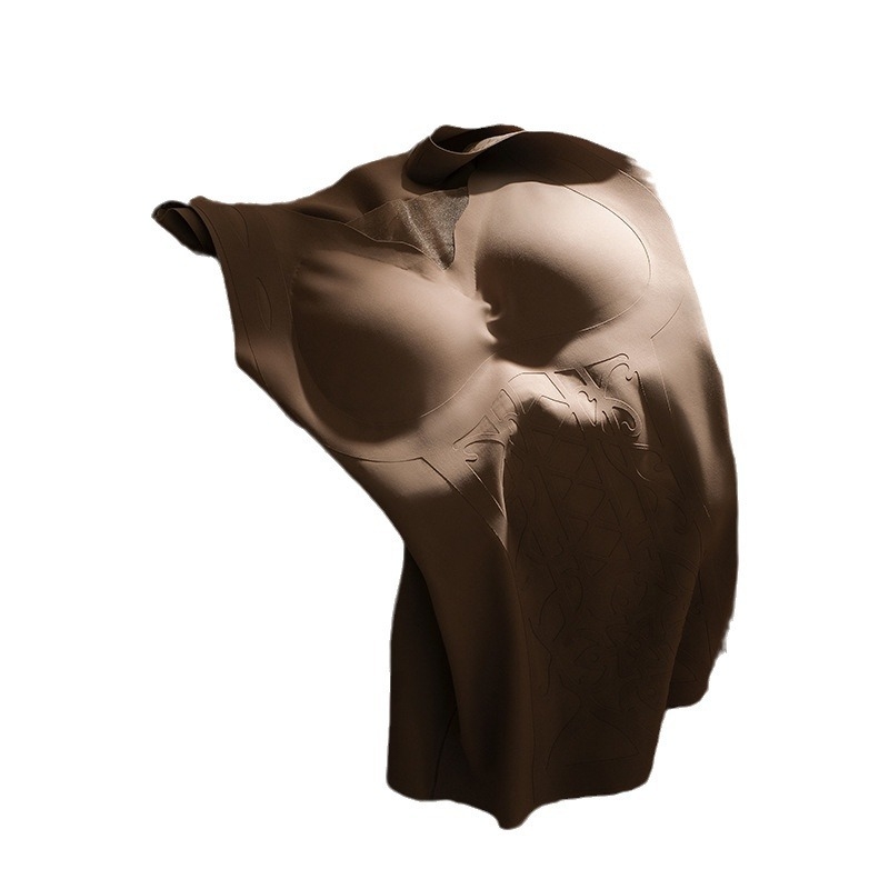 Vesta Nude-Feel de modelare pentru femei, amestec Nylon-Spandex, toamna 2025, croială Slim, top camisole interior cu inserții pentru bust încorporate