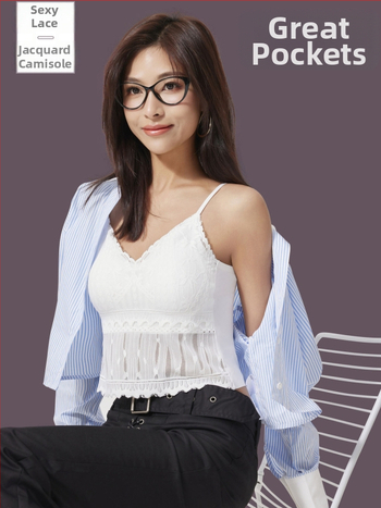 Camisolă cu model floral, amestec nylon-spandex, lungime scurtă 40–50 cm, croială slim (bretele)